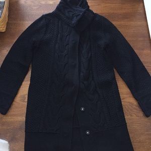 Banana Republic long black sweater